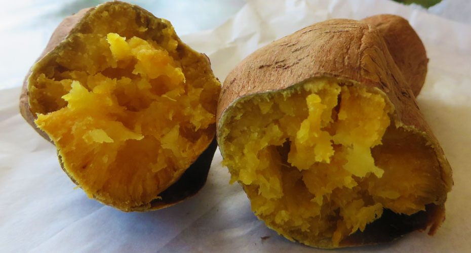 焼き芋　baked sweet potato　