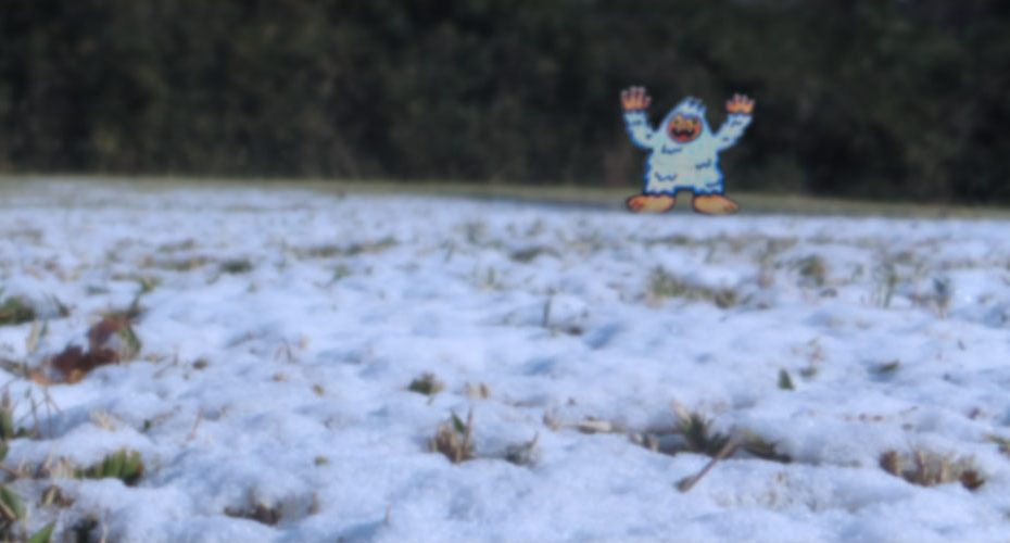 ラーニング・アドベンチャー　英会話　イベント　イエティ　ビッグフット　初雪　前橋　英会話教室　コーンウォール・イングリッシュ Cornwall English