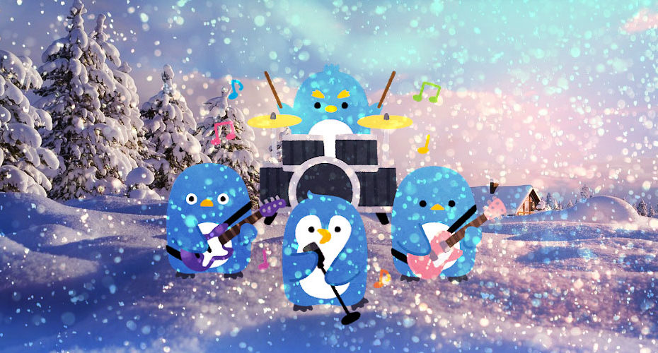 penguins　It's so cold these days. 最近　朝活　エリック先生　前橋　英会話　Cornwall English コーンウォール・イングリッシュ　おススメフレーズ　使える英会話表現　イングリッシュカフェ　ミュージッククラブ　オンラインレッスン