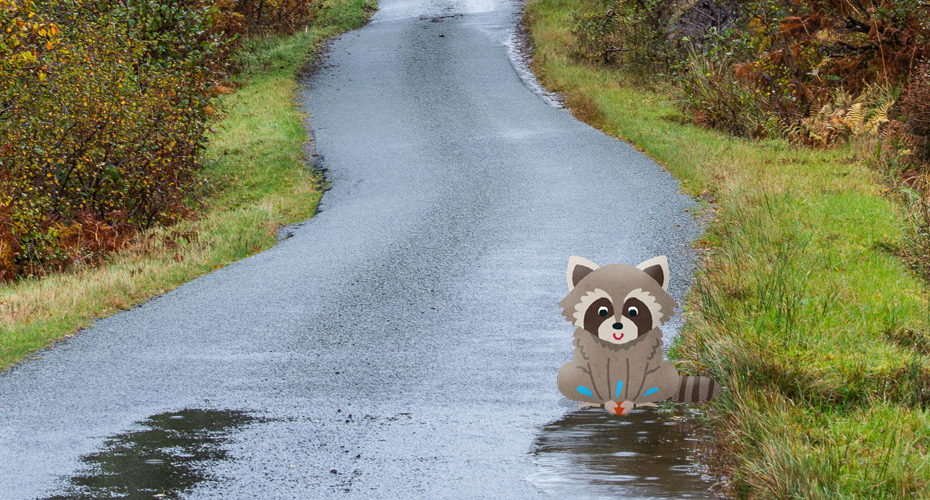 The ice on the road melted. Cornwall English