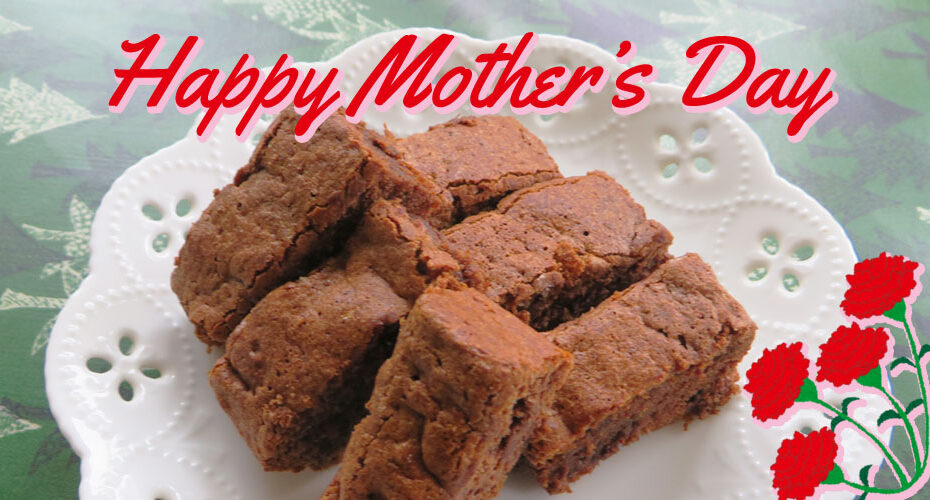 ガトーショコラ　Happy Mother's Day! 前橋　英語　英会話　レッスン　エリック　Miwa　英検1級　TOEIC　990　満点 コーンウォール・イングリッシュ　My daughter made a chocolate cake for Mother's Day.